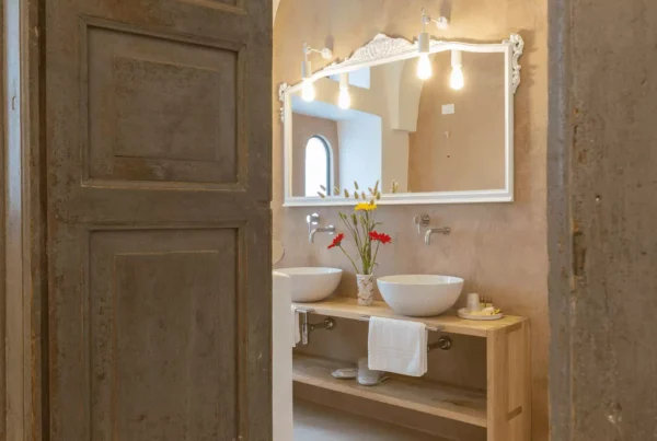 Rubinetteria Bugnatese progetto Le Sei Conche ambiente bagno, serie Kobuk