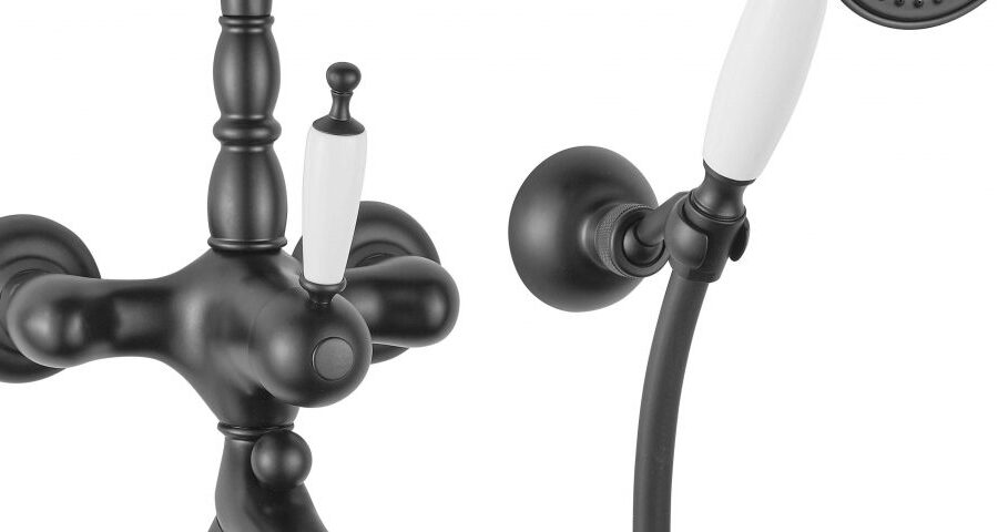 Rubinetteria Bugnatese, serie Oxford in nero opaco